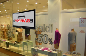 Example of installation in a monobrand store